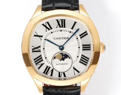 Drive De Cartier 40*41*12.5mm Cal.1904-PS MC Movement Roman Men Watch